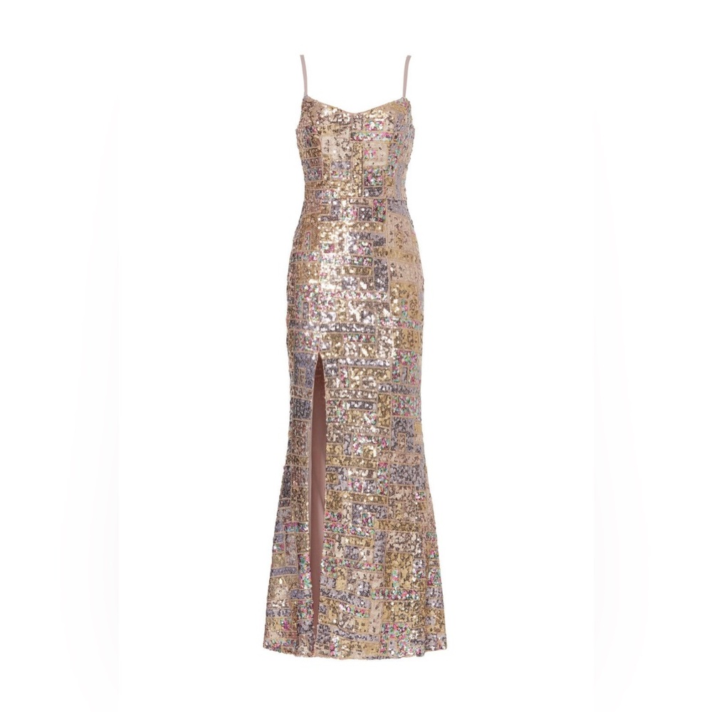 Dress the Population Giovanna Sequin Formal Gown XL - Picture 3 of 4